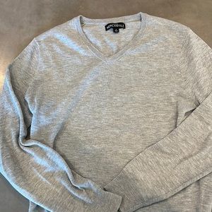 J. Crew V-Neck Cotton Wool Blend Sweater